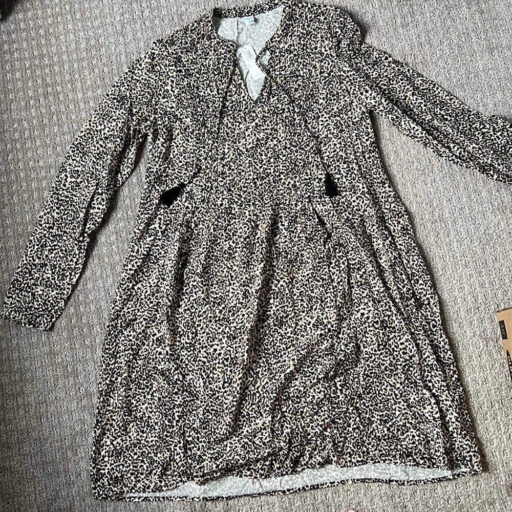 Old Navy Leopard dress.